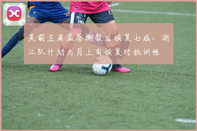 吴前左肩盂唇撕裂后恢复七成,浙江队计划九月上旬恢复对抗训练